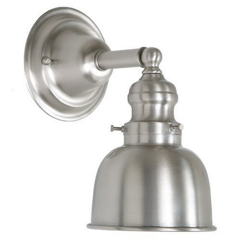 JVI Designs-1210-17 M2-Union Square - One Light 9.25 Inch Wall Sconce Pewter  Gun Metal Finish with Metal Shade